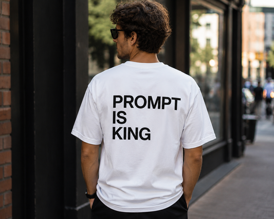 Prompt is King Tee — Back Print