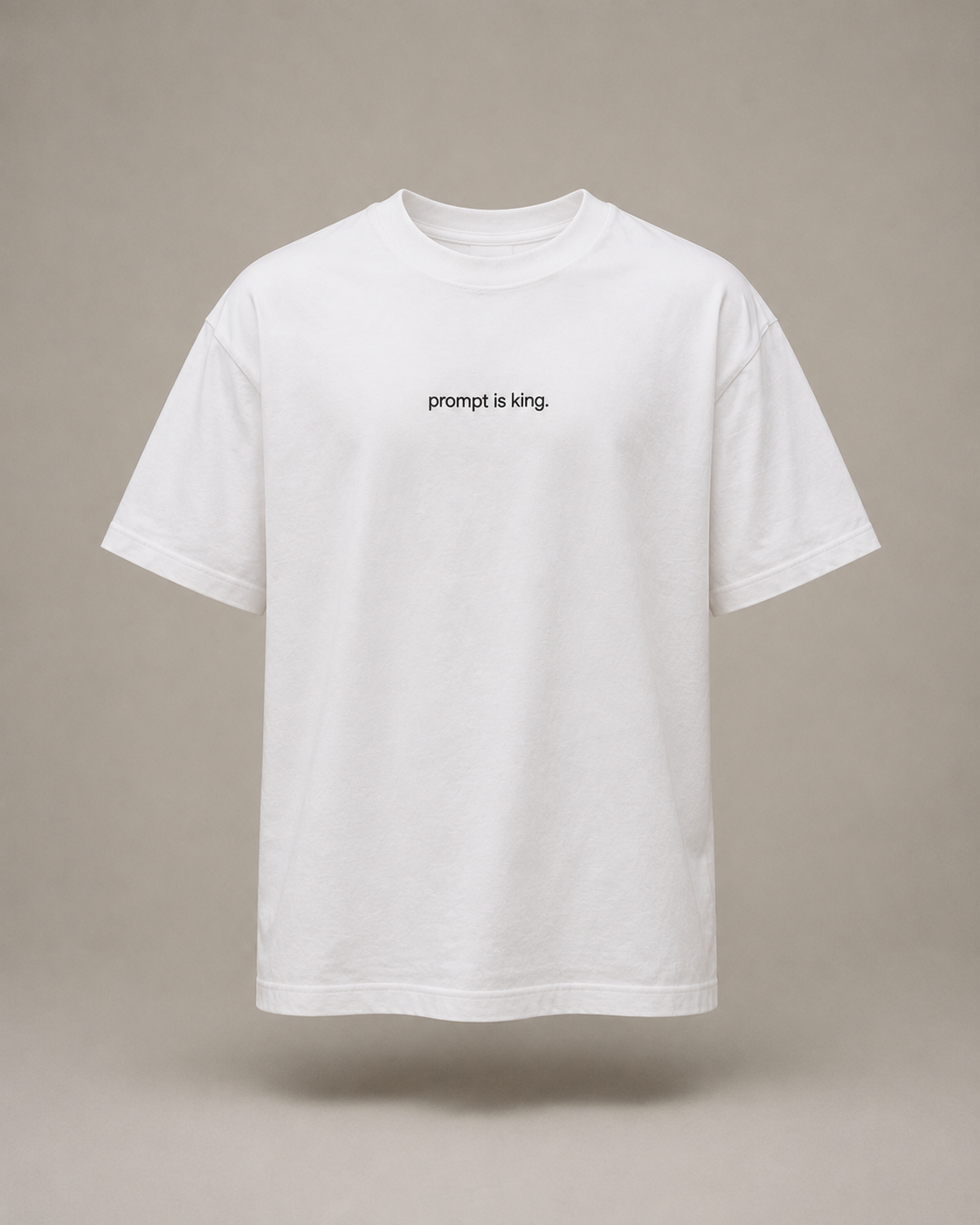 Prompt is King Tee — Chest print