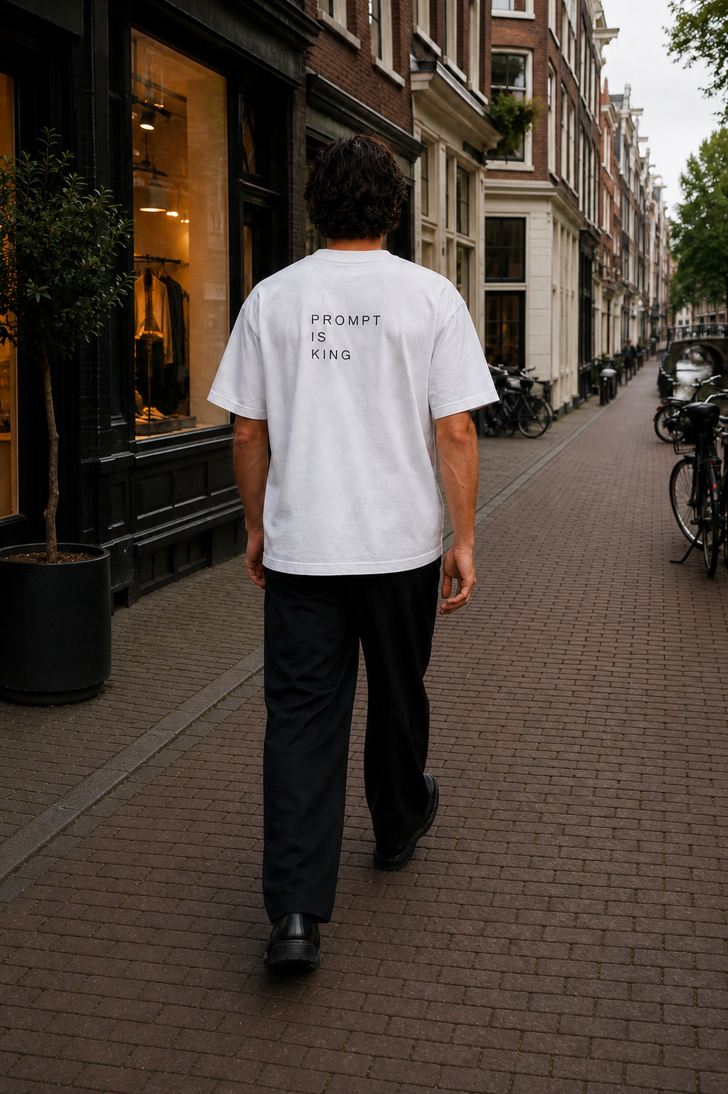 Prompt is King Tee — Back Print