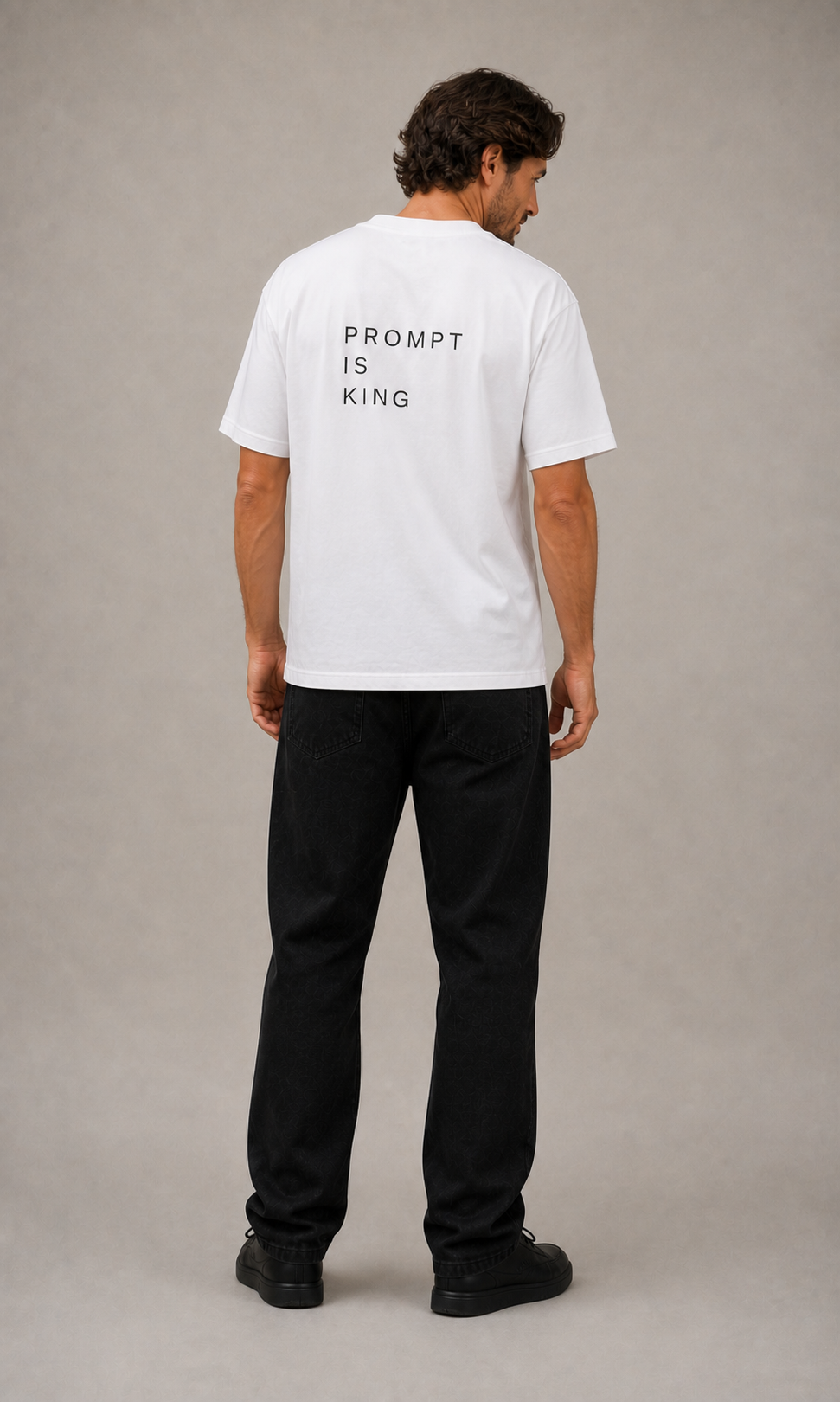 Prompt is King Tee — Back Print